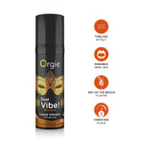 Kissable Liquid Vibrator Dual Vibe Sex on the Beach 15ml Orgie