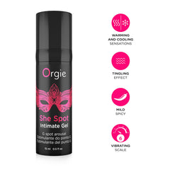G-Spot Stimulating Gel She Spot 15ml Orgie