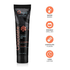 Water-based lubricant with chocolate flavor 100ml ORGIE