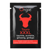 TORO XXXL STIMULATING CREAM SACHET 2ML ORGIE