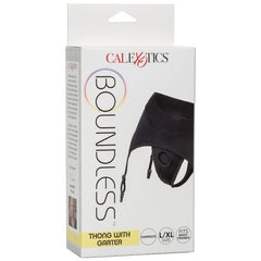 CALEXOTICS - BOUNDLESS THONG WITH GATHER L/XL