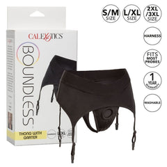 CALEXOTICS - BOUNDLESS THONG WITH GATHER L/XL