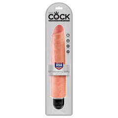 KING COCK - REALISTIC VIBRATOR STIFFY 25.4 CM NATURAL