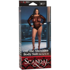 CALEXOTICS - SCANDAL PLUS SIZE OFF-THE-SHOULDER SUIT