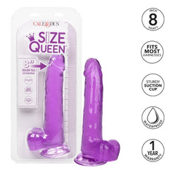 CALEXOTICS - PURPLE QUEEN SIZE DILDO 20.3 CM