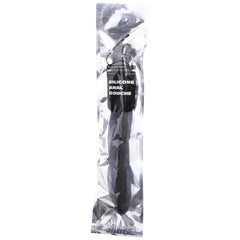 ALL BLACK - MEGA RIPPLE SHOWER ANAL SILICONE 28.5 CM