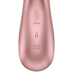 SATISFYER - HOT LOVER PINK & BEIGE VIBRATOR