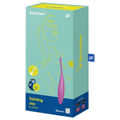 SATISFYER - TWIRLING VIBRATOR JOY CLIT TIP FUCHSIA