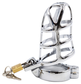 OHMAMA FETISH - METAL PENIS CAGE SIZE M