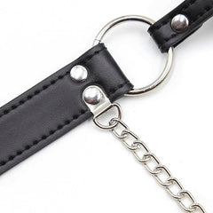 OHMAMA FETISH - BALL GAG WITH FANS AND NIPPLE CLAMPS