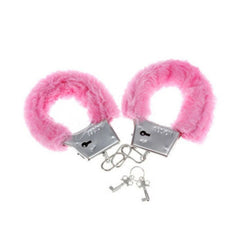 SPICY DEVIL - PINK FURRY HANDCUFFS PLEASURE