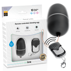 ONLINE - VIBRATING EGG WITH REMOTE CONTROL M BLACK