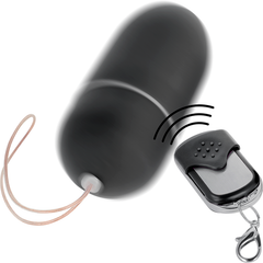 ONLINE - VIBRATING EGG WITH REMOTE CONTROL L BLACK