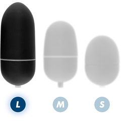 ONLINE - VIBRATING EGG WITH REMOTE CONTROL L BLACK
