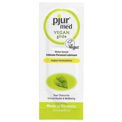 PJUR - MED VEGAN GLIDE WATER-BASED LUBRICANT 2 ML