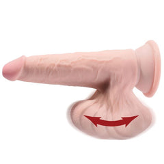 KING COCK - PLUS 3D DILDO SWING BALLS 20.3 CM