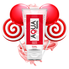 AQUA TRAVEL - AQUA TRAVEL WATER BASED LUBRICANT LOLLIPOP FLAVOR - 50 ML