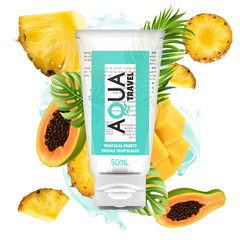 AQUA TRAVEL - AQUA TRAVEL WATER BASE LUBRICANT TROPICAL FRUITS - 50 ML