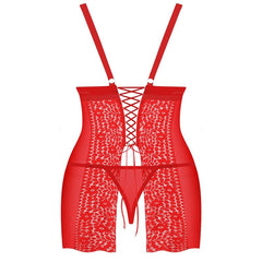 OBSESSIVE - BLOSSMINA CHEMISE AND THONG 6XL/7XL