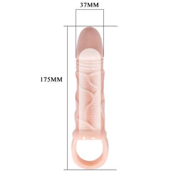 BAILE - PENIS EXTENSION SHEATH WITH TESTICLE WING 13.5 CM