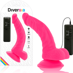DIVERSIA - DIVERSIA PINK FLEXIBLE VIBRATOR 21.5 CM -O- 4.5 CM