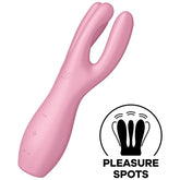 SATISFYER - VIBRATOR THREESOME 3 PINK