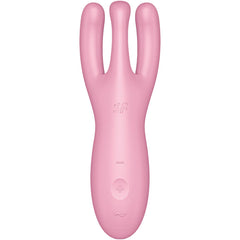 SATISFYER - APP VIBRADOR THREESOME 4 ROSA