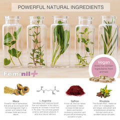 500 COSMETICS - FEMINIL+ IMPROVES FEMALE SEXUAL LIBIDO - 30 CAPSULES