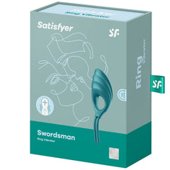 SATISFYER - GREEN SWORDSMAN RING VIBRATOR