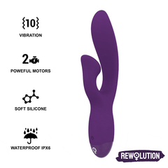 REWOLUTION - REWOFUN FLEXIBLE RABBIT VIBRATOR