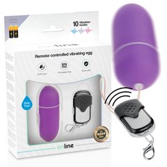 ONLINE - VIBRATING EGG WITH REMOTE CONTROL L LILAC
