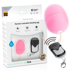 ONLINE - VIBRATING EGG WITH REMOTE CONTROL S PINK