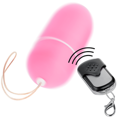 ONLINE - VIBRATING EGG WITH REMOTE CONTROL L PINK