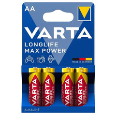 VARTA - MAX POWER AA LR6 ALKALINE BATTERY 4 UNITS