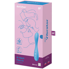 SATISFYER - G-SPOT FLEX 4+ MULTIVIBRATOR APP BLUE