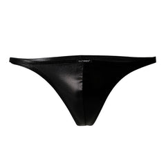 CUT4MEN - BRAZILIAN BLACK LEATHER BRIEF S