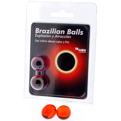 TALOKA - 2 BRAZILIAN BALLS EXCITING GEL HOT AND COLD EFFECT