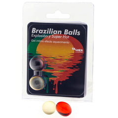 TALOKA - 2 BRAZILIAN BALLS EXCITING GEL SUPER HOT EFFECT