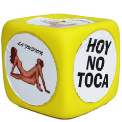 DIABLO SPICY - SUPER BIG KAMASUTRA POSTURE DICE YELLOW