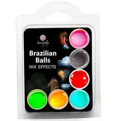 SECRET SET OF 6 BRAZILIAN BALLS MIX EFFECT