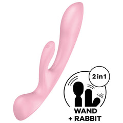 SATISFYER - TRIPLE HYBRID VIBRATION OH PINK
