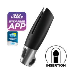 SATISFYER - BLACK POWER MASTURBATOR