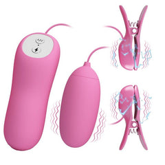 PRETTY LOVE - PINK VIBRATING PINA WITH ELECTROSHOCK