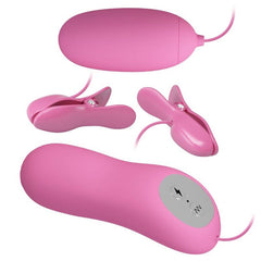 PRETTY LOVE - PINK VIBRATING PINA WITH ELECTROSHOCK