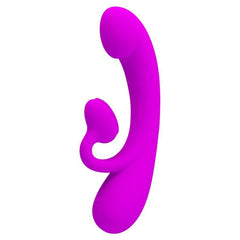 PRETTY LOVE - SINCERE VIBRATOR AND PURPLE SILICONE CLITORAL SENSOR