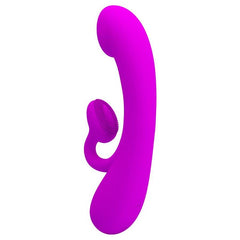 PRETTY LOVE - SINCERE VIBRATOR AND PURPLE SILICONE CLITORAL SENSOR