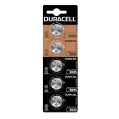DURACELL - BATTERY BUTTON LITHIUM CR2025 3V 5 UNIT