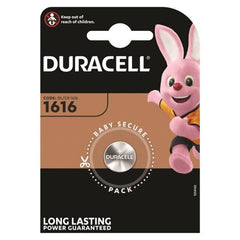 DURACELL - BATTERY BUTTON LITHIUM CR1616 3V 1 UNIT