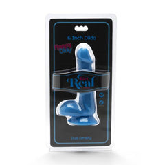 GET REAL - HAPPY DICKS DILDO 12 CM BLUE BALLS