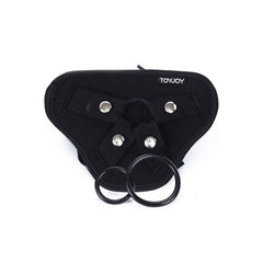 GET REAL - STRAP-ON DELUXE BLACK HARNESS